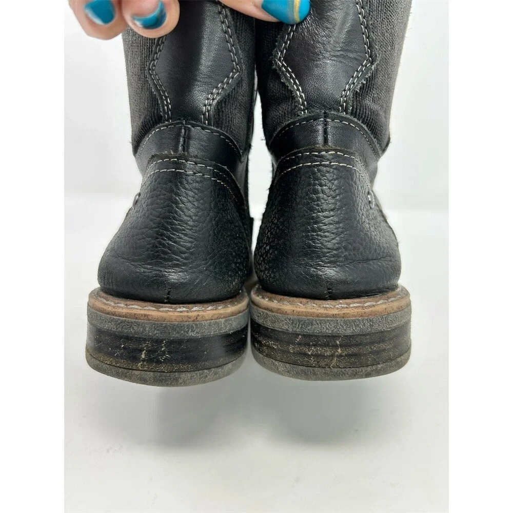 Pikolinos Aldaya Womens Ankle Boots Gray Lace-Up Side Zip Combat Casual Size 37
